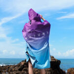 Poncho de surf élégant
