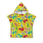 poncho plage bébé dinosaures