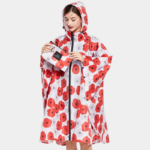 Poncho Pluie Coquelicot Femme