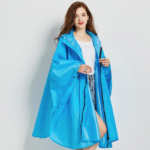 cape de pluie bleu pour femmes