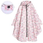 Poncho avec capuche flamands roses