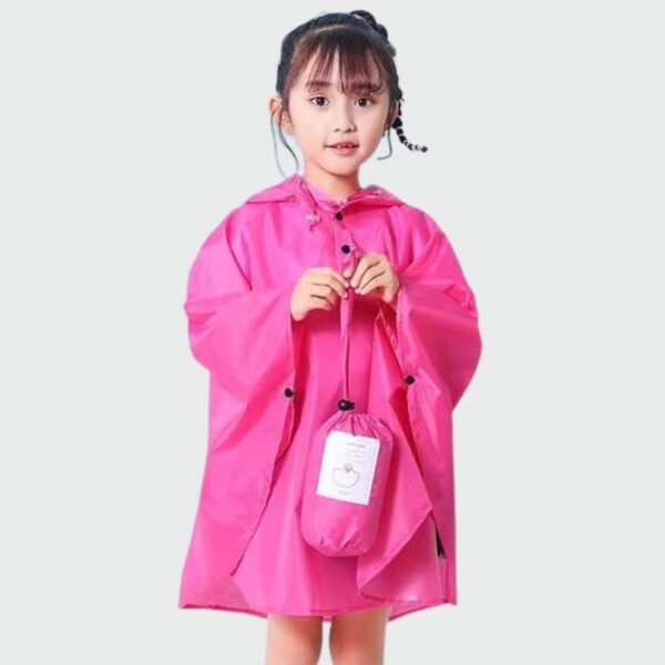 poncho pluie fille élégant