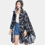 poncho imperméable femme moderne