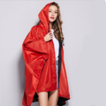 poncho imperméable bicolore