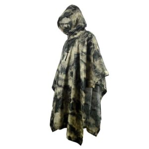 poncho pluie randonnée camouflage