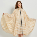 poncho imperméable rayure