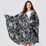 poncho pluie skate femme