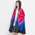 Poncho design moderne femme