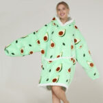 poncho polaire femme avocats