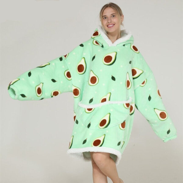 poncho polaire femme avocats