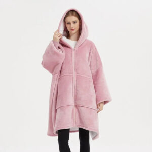 poncho polaire femme
