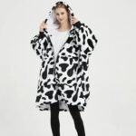 poncho polaire femme moderne