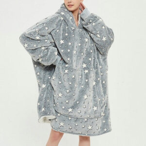 poncho polaire femme nuit élégant