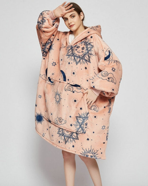 poncho polaire soleil