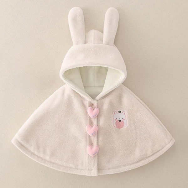 poncho polaire fille