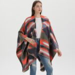 poncho femme élégant