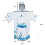 poncho léger pour surfeur