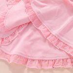 poncho fillette élégant
