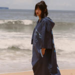 motifs marins poncho