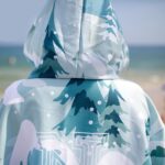 Poncho absorbant pour surf
