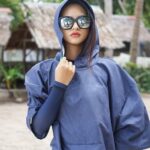 Poncho Shark microfibre