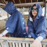 détails Poncho Surf Shark