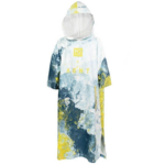 poncho de plage artistiquement coloré