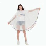 cape de pluie transparente pour femme