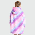poncho polaire pour fille
