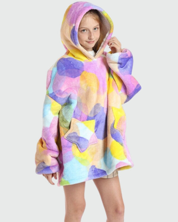 Sweat Plaid Enfant Bulles Multicolores