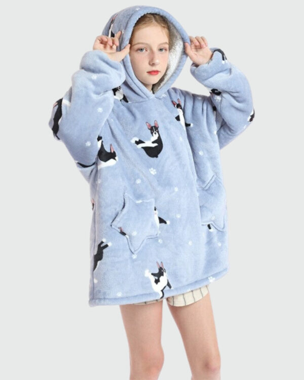 sweat plaid enfant chiens