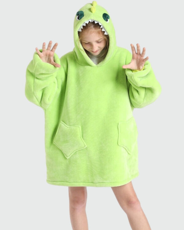 sweat plaid enfant dinosaure