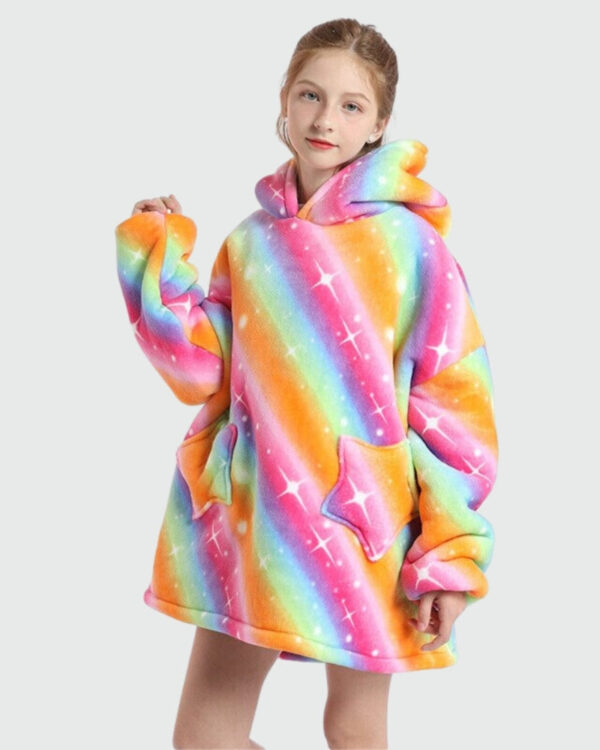 sweat plaid enfant multicolore