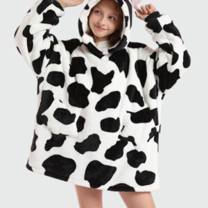 sweat plaid enfant vache