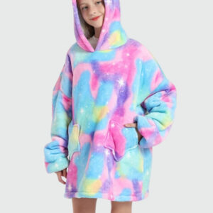 sweat plaid fille multicolore