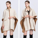 poncho femme confort