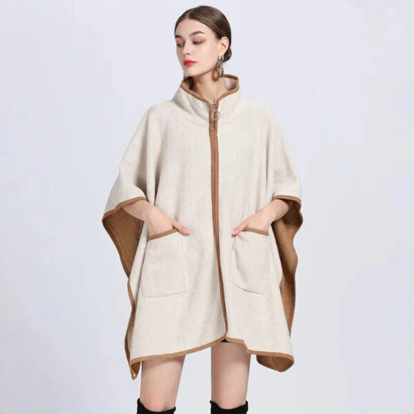 veste poncho femme